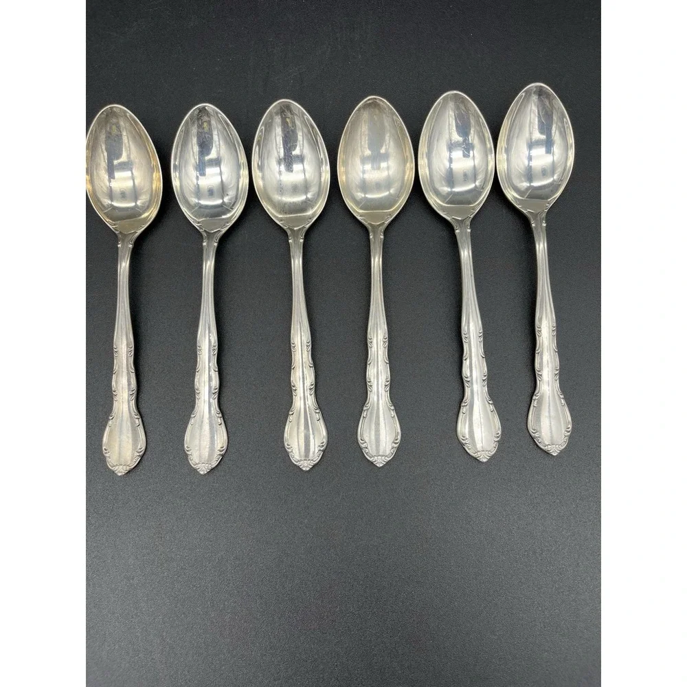 Sterling Silver Andante Teaspoon Set By Gorham Silver 2 Pieces